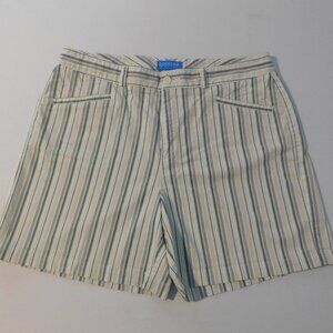Dockers Women's Shorts Size 12 Striped Casual Pockets